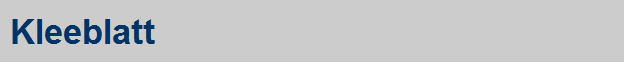 Kleeblatt